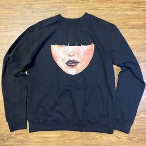 Upper Playground Bangs Crew neck Sweater by David Choe Size M Made in USA Skater